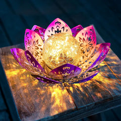 Solar Lotus Lights